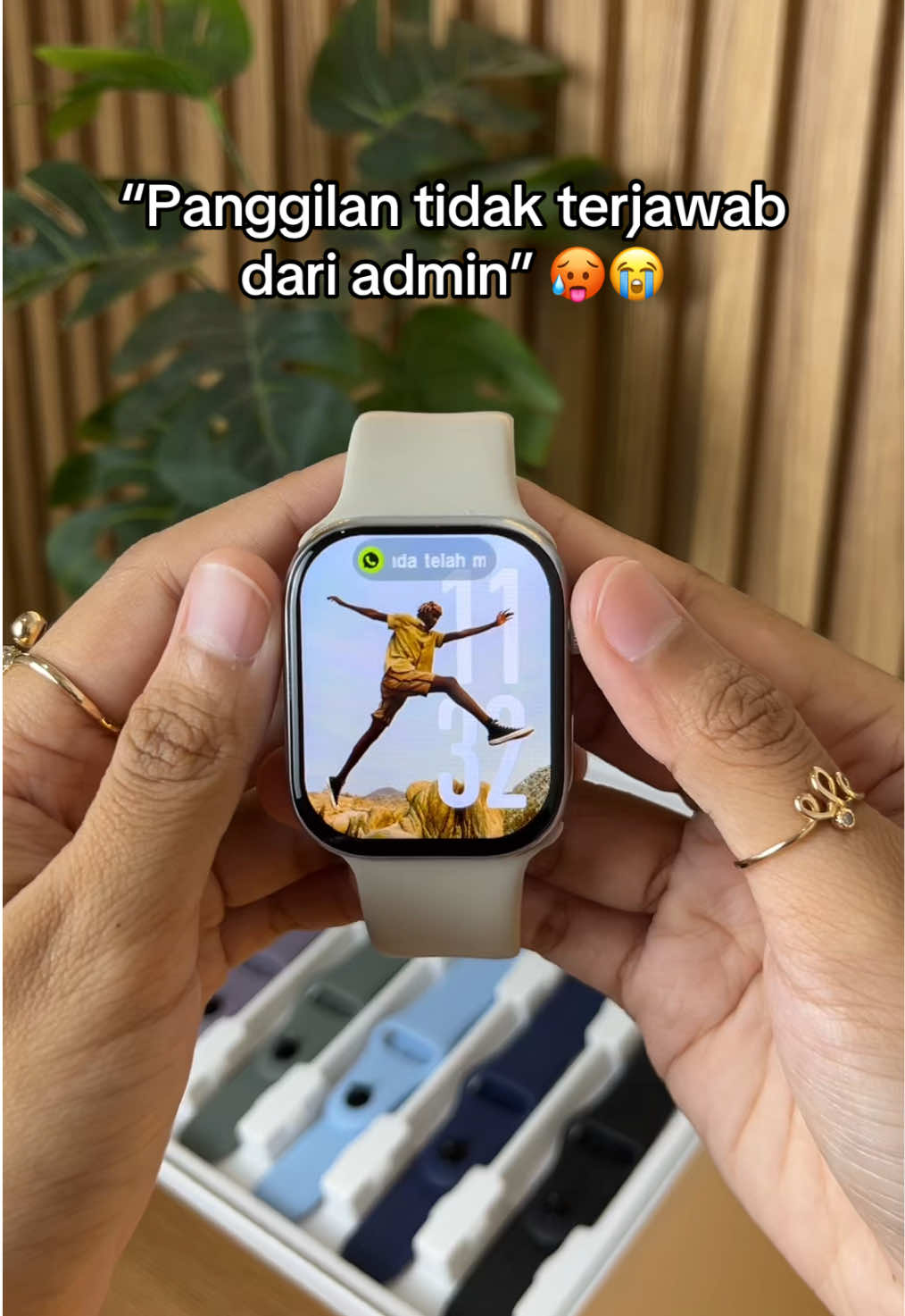 Cemas di telepon mimin gudang karena info stok habis😭 #smartwatch #jamtanganpintar #smartwatchviral #smartwatchmurah #jamtanganwanita #jamtanganpria #fypage 