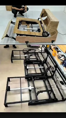 Display of the internal structure of the electric functional sofa#sofa #furniture #interiordesign #woodworking #modernfurnitureinlowbudget #homedecor #3seatersofa #barakfurniture #furniturefactory #homemade