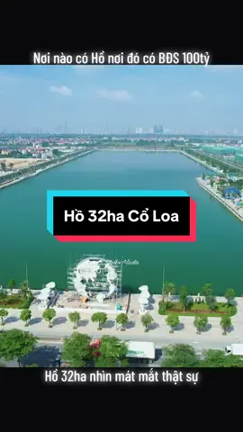 Hồ còn có cả đảo nữa. Các cụ ở đảo kia có vị trí VIP thật sự #vinhomescổloa 