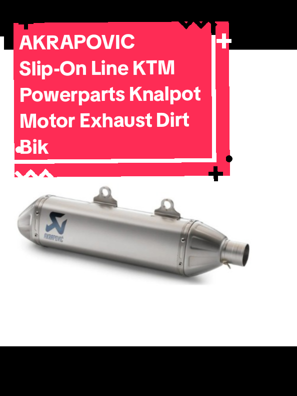 AKRAPOVIC Slip-On Line KTM Powerparts Knalpot Motor Exhaust Dirt Bike #motorcros #Motorsport #motorcycles #trabasindonesia #adventure #akrapovic #ktmindonesia 