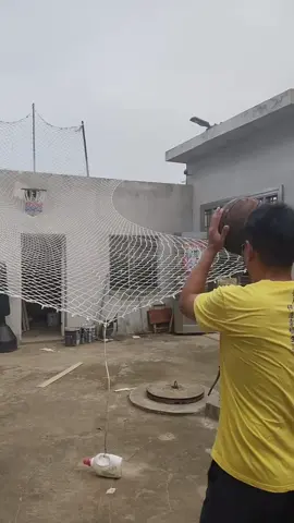 Rural Hoops: Where Balls and Memories Sink 🏀 #Rural #Basketball #Shooting 