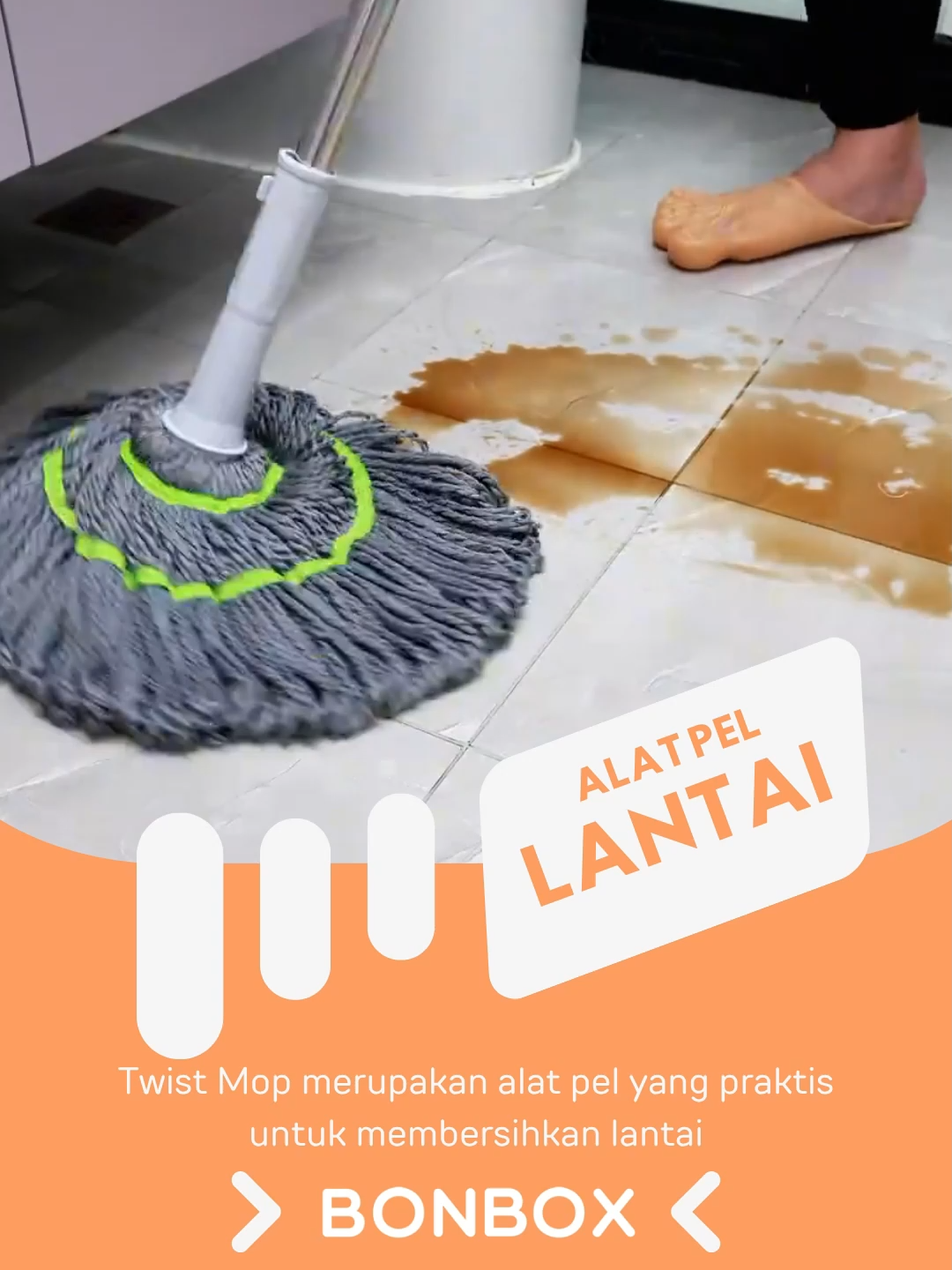 Kamu nggak akan kotorin tangan kamu kalau kamu punya pel tarik dari bonbox yang satu ini, yukk check out sekarang untuk mendapatkan harga terendah!! #bonboxindonesia #PelBerkualitas #pellantaipraktis #pellantai #pellantaiviral #peltarik #peltarikmurah