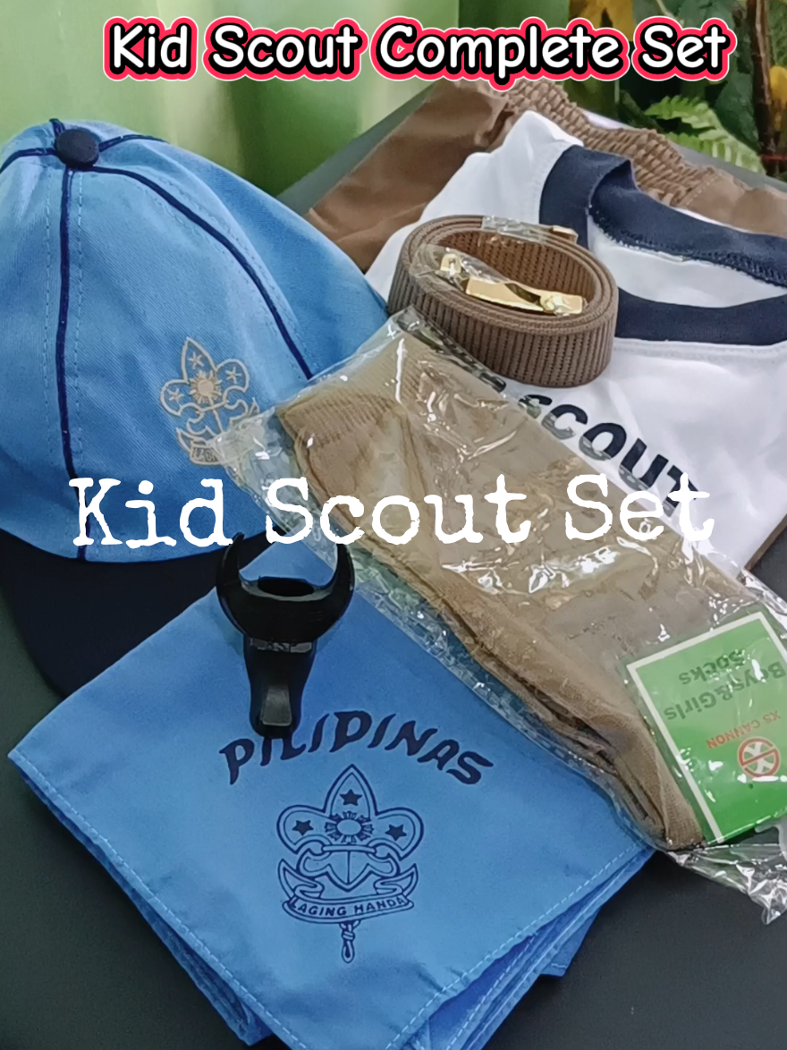 kids Scout for kindergarten, set na po. #scout #kindergarten #set set #uniform #scouting 