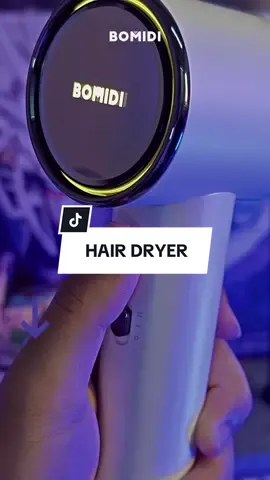 The HD04 Hair Dryer by BOMIDI “Fast dry, less fry. Styled to protect, built to last.” #Bomidi #BomidiMalaysia #HairCareEssentials #QuickDryTech #SalonBlowoutAtHome #TikTokMalaysia 