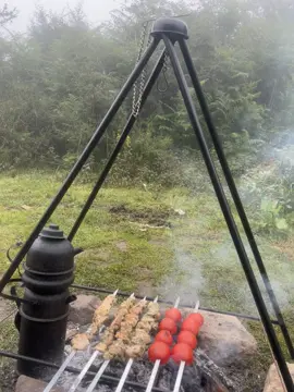 #Iran#travel#Shomal#Cloud Forest#Filband Peak#Camp#Nature tourism#Grilled chicken#🍗#🏕️#☕️