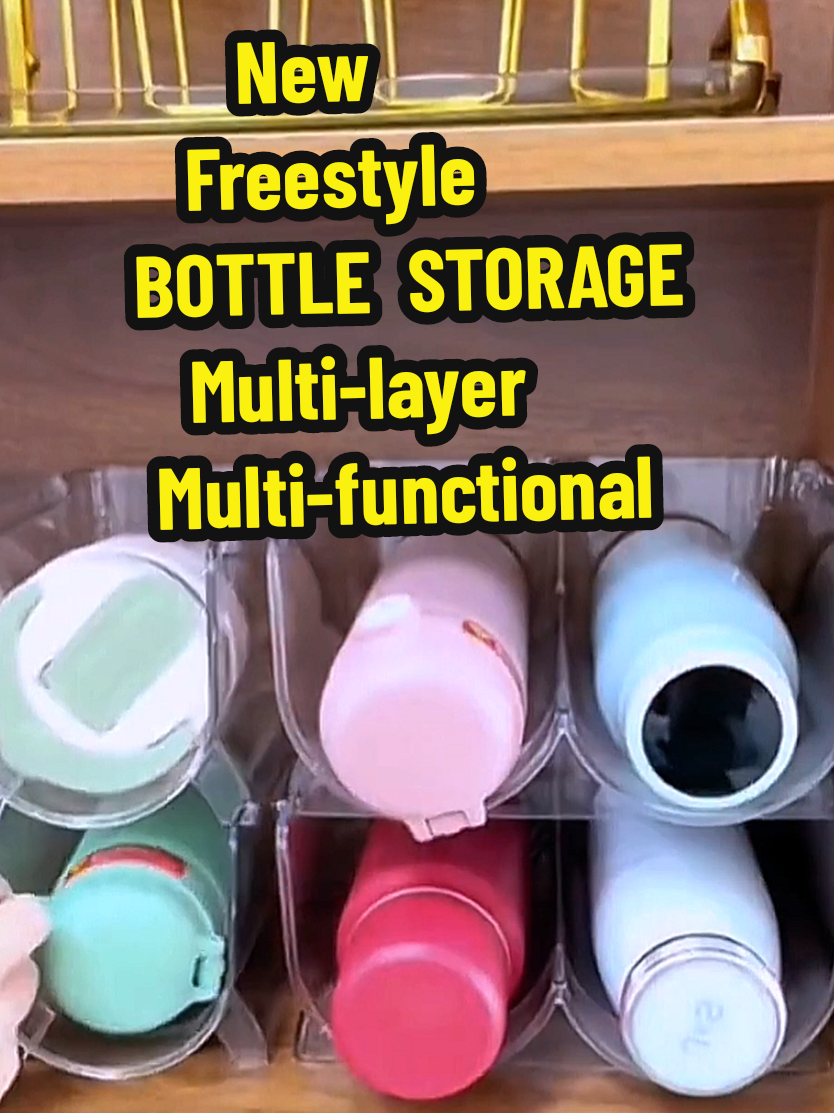 New Freestyle Multi-layer Bottle Storage Organizer😎 #gadgets #kitchengadgets #coolgadgets #homegadgets #alatdapur #peralatandapur #peralatanmakan #homefinds #LearnOnTikTok #product #LearnOnTikTok #shopping #goodstuff #alatrumah #goodthings #houseware #homehacks #householditems #tiktokmademebuyit #KitchenHacks #goodthingstoshare #foryou #好物分享 #好物sharing #爆款热卖 #厨房好物 #tiktokgoodbuy #好物推荐 #fyp #trending #kitchenware #lovinghome #bottlestorage #bottleholder #bottleOrganizer #tumblerholder #rakpenyimpananbotol #rakpetisejuk #bottlestoragerack @TikTok Malaysia