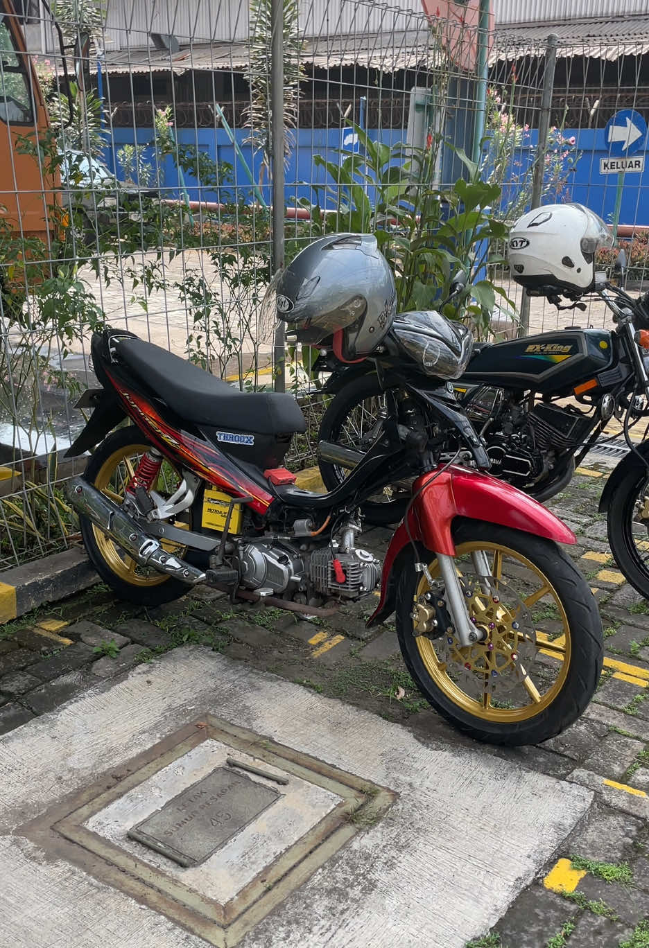 striping jupiter z 2008 2009 cek keranjang kuning#sukanaikplanet🚀#fyp#stripingjupiterz 