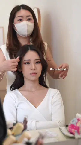 Berasa mau prewed lagi 😆 rate this look? Makeup by @chmakeupstudio ✨ skg uda jadi MUA based di Bali!! Yay! Tiap dimakeup-in cc ini complexion slalu mulus bangetttt! ❤️ #MuaBali #makeuptransformation 