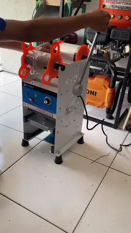 Alat Press Gelas Plastik Jumbo #mesinpressgelas #gelasjumbo #cupsealer #alatpressgelas 