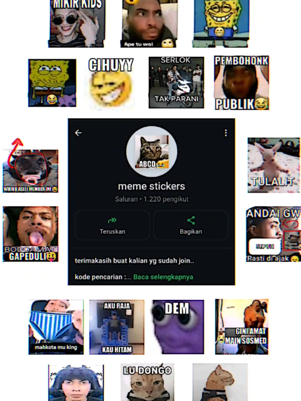 join saluran stiker meme woik👇🏻👇🏻 https://whatsapp.com/channel/0029Vb5M9jLJJhzWz21Rus0u/201 #saluranstickerviral #stickermeme #memetrend #sticker #meme #fyp 