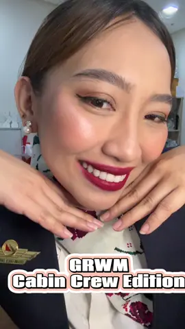 GRWM ✨ Cabin Crew Edition ✈️ #fyp #cabincrew #flightattendant #fypシ #fypシ゚viral #tiktokph #grwm #makeup #beauty #makeuptutorial 