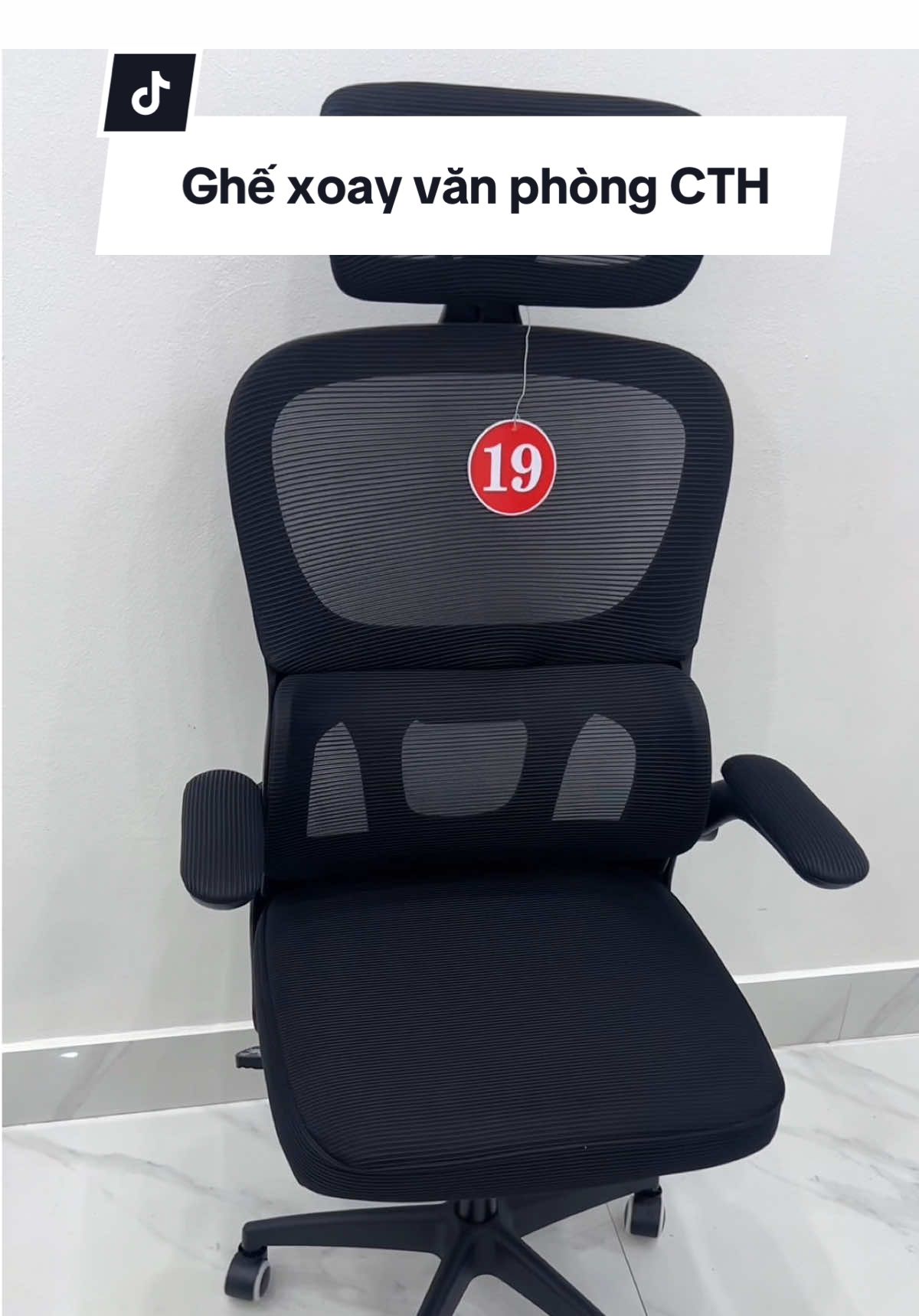 Ghế xoay văn phòng công thái học NTLS1,cơ chế gật gù êm ái,nâng hạ trơn tru #ghexoayvanphong #ghecongthaihoc 