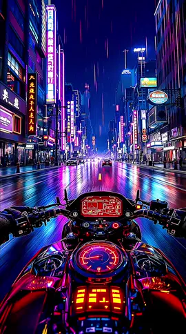 Racing through neon cybercity 🔥🏍️This ride hits like a pulse of adrenaline. Feel the speed of the motorcycle. Feel the power of this 4k live wallpaper🏍️🔥 #creatorsearchinsights #livewallpaper #livewallpapers #4klivewallpaper #racing #motorcycle #speed #cybercity #power #adrenaline #aiart #aianimation #fyp #fyi 