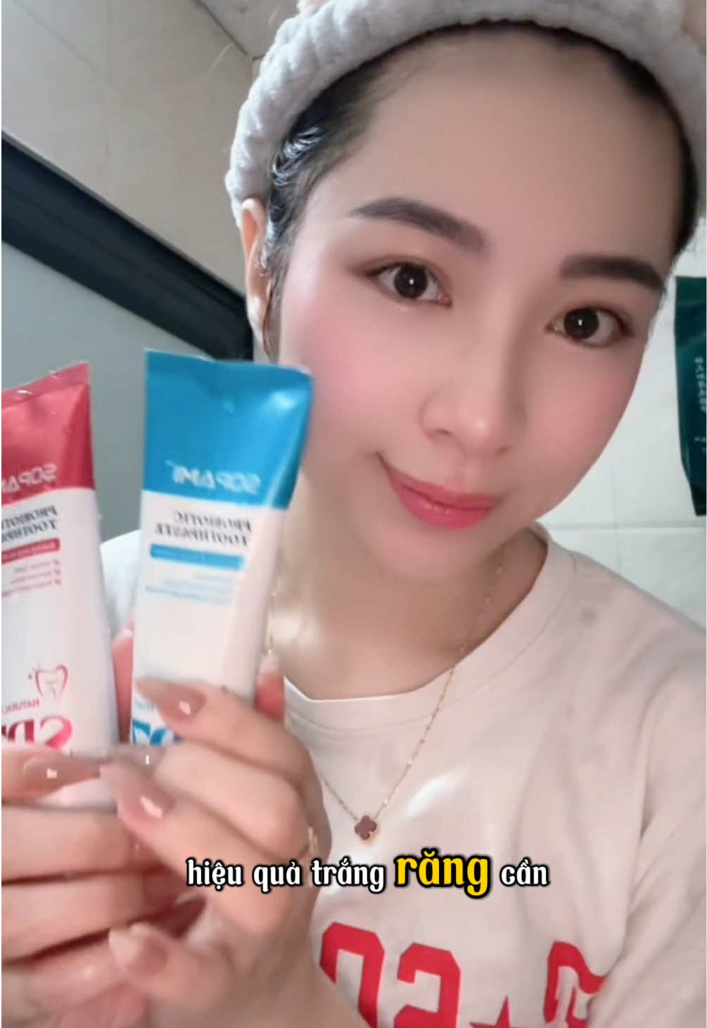 Răng sạch kin kít là nhờ Sofami SP7 #kemdanhrang #sofamisp7 #chamsocrang #chamsocrangmieng #niengrang #baoverangmieng #kemdanhtrangrang 