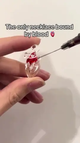 The Only Necklace Bound by Blood! 🌹 A unique and meaningful piece of jewelry that holds a special memory. Perfect for those who want to carry a personal touch with them always. #BloodNecklace #PersonalizedJewelry #MemorialGift - #BloodNecklace - #PersonalizedJewelry - #MemorialGift - #UniqueJewelry - #CustomJewelry - #SentimentalGifts - #HeartNecklace - #SpecialKeepsake - #EmotionalJewelry - #HandmadeJewelry