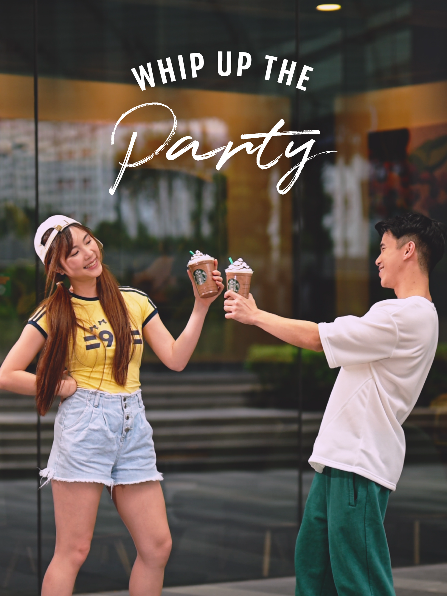 🥰 คนรัก Frappuccino® มาโชว์สเต็ปกับเครื่องดื่มปั่นแก้วโปรดกัน ไปสั่งเมนู Frappuccino® สุดเลิฟที่ร้านสตาร์บัคส์ แล้วชวนเพื่อนมา Dap กันเลย! หรือจะสั่งผ่าน Starbucks® TH app แล้วแวะรับที่ร้าน, Starbucks Delivery, สั่งผ่านแอป เสิร์ฟที่โต๊ะ และบริการ Drive Thru ก็ได้นะคะ #StarbucksTH #whipuptheparty #dapupwithfriends #frappuccino