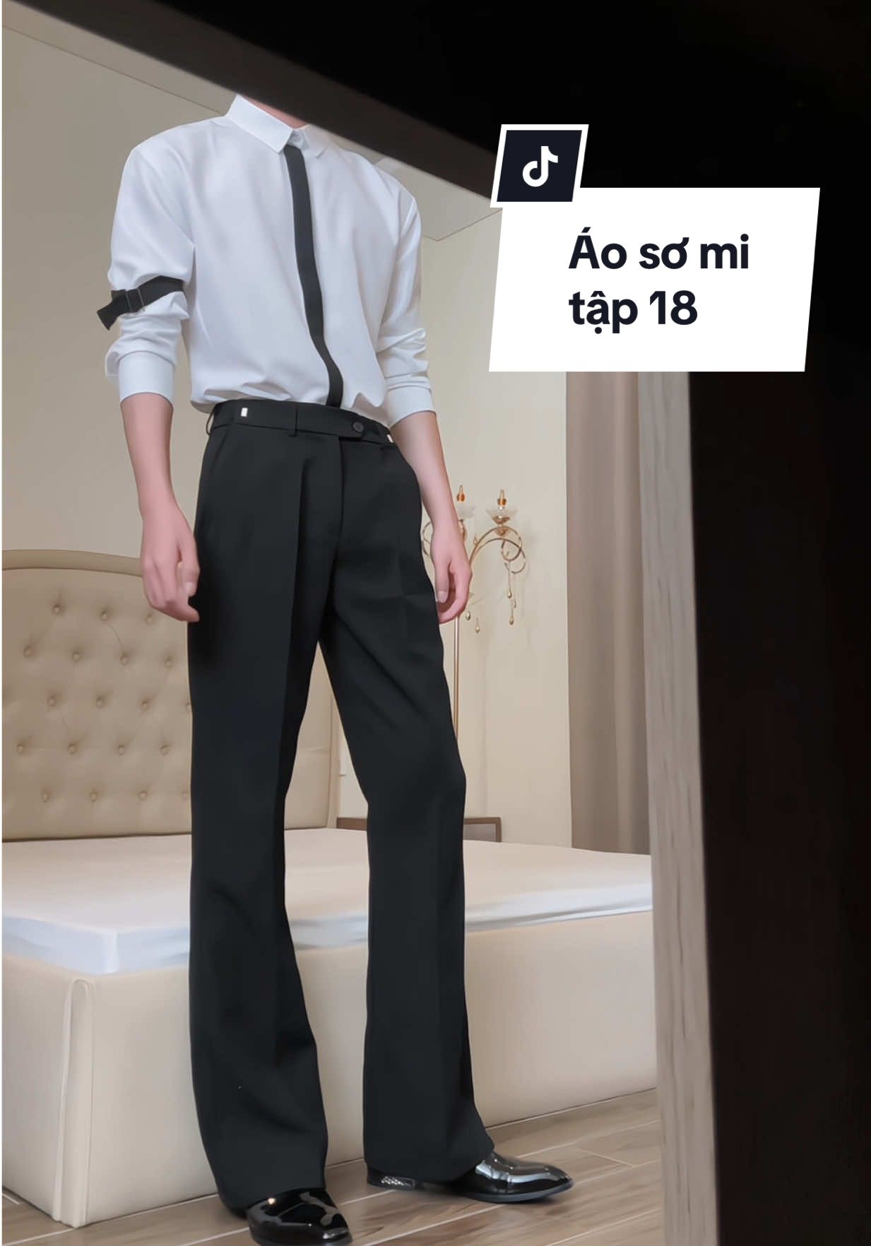 Áo sơ mi nam phong cách tổng tài #manh6try #myoutfit #outfit #OOTD #viral #douyin #thoitrang #aosominam #gusset 