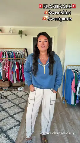 I just bought ever color in these sweatpants💥💥💥 #dealforyoudays #tiktokshopcreatorpicks #sweatpants #trendypants #barrelpants #casualoutfit