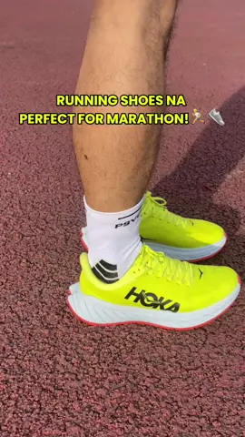 The best running shoes for marathon and easy runs! Eto ung @HOKA  carbon x2 🏃👟 Sobrang quality at carbon plated pa! 🤯 #hoka #hokarunning #run #Running #carbonplateshoes #carbonplated #breathableshoesformen #carbonplate #marathonshoes 