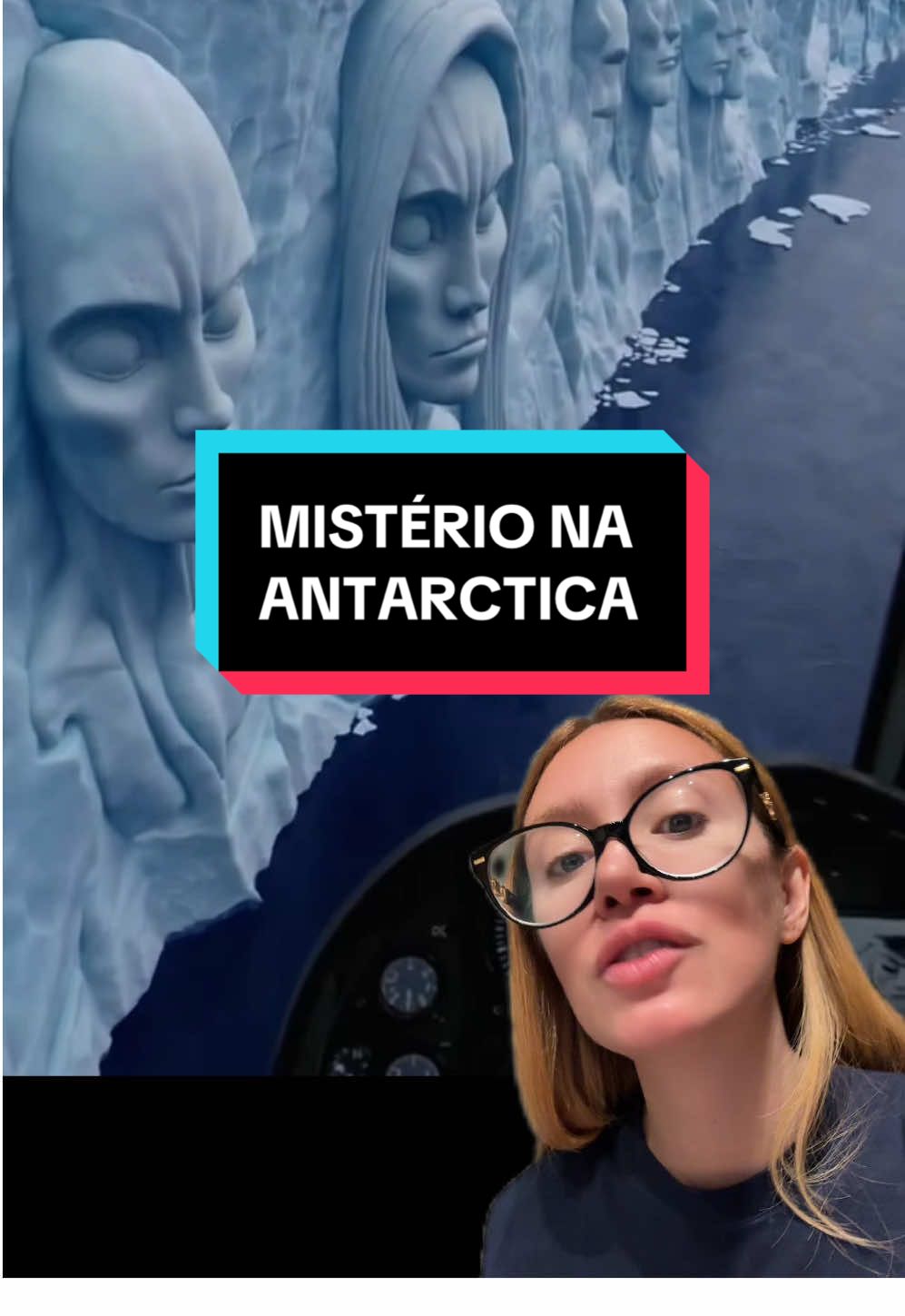 Cada dia fica mais evidente o fato de estarem escondendo alguma coisa sobre o PÓLO SUL!  #carolcapel #misterios #sobrenatural #ethanguo #antarctica 
