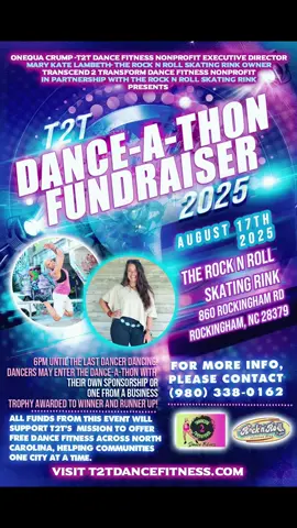 Transcend 2 Transform Dance Fitness nonprofit is on the move this summer!! Free dance classes and camp for the youth in addition to a fun filled dance-a-thon fundraiser for adults! Can’t wait to get the community moving! For more info regarding the nonprofit, visit t2tdancefitness.com #nonprofit #dance #dancefitness #linedance #praisedance #dancecamp #fundraiser #danceathon #youth #adults #community #Summer #fyp #fypシ #foryou #foryoupage 