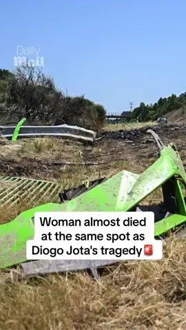 A woman almost died in a crash at the same spot as Diogo Jota's tragedy just days earlier 🚨 #diogojota #jota #news #breakingnews #breaking #Soccer #football 