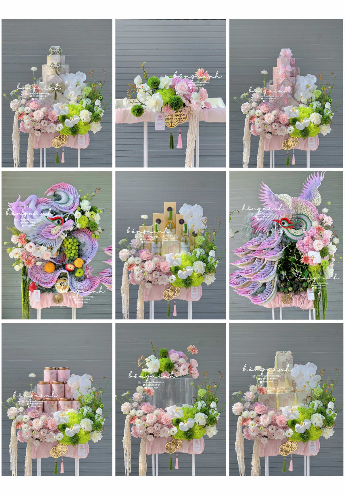 🎀𝓝𝓰𝓸̣𝓬 𝓛𝓾̣𝓬 𝓢𝓪̆́𝓬 𝓗𝓸̂̀𝓷𝓰🌸 Thiết kế 9 Lễ mới nhất bên shopp cùng cặp  Rồng Phụng Cao cấp❤️#CapCut #fyp #rongphung #leanhoi #flowers #wedding @Ng.Vương.Trưởng 