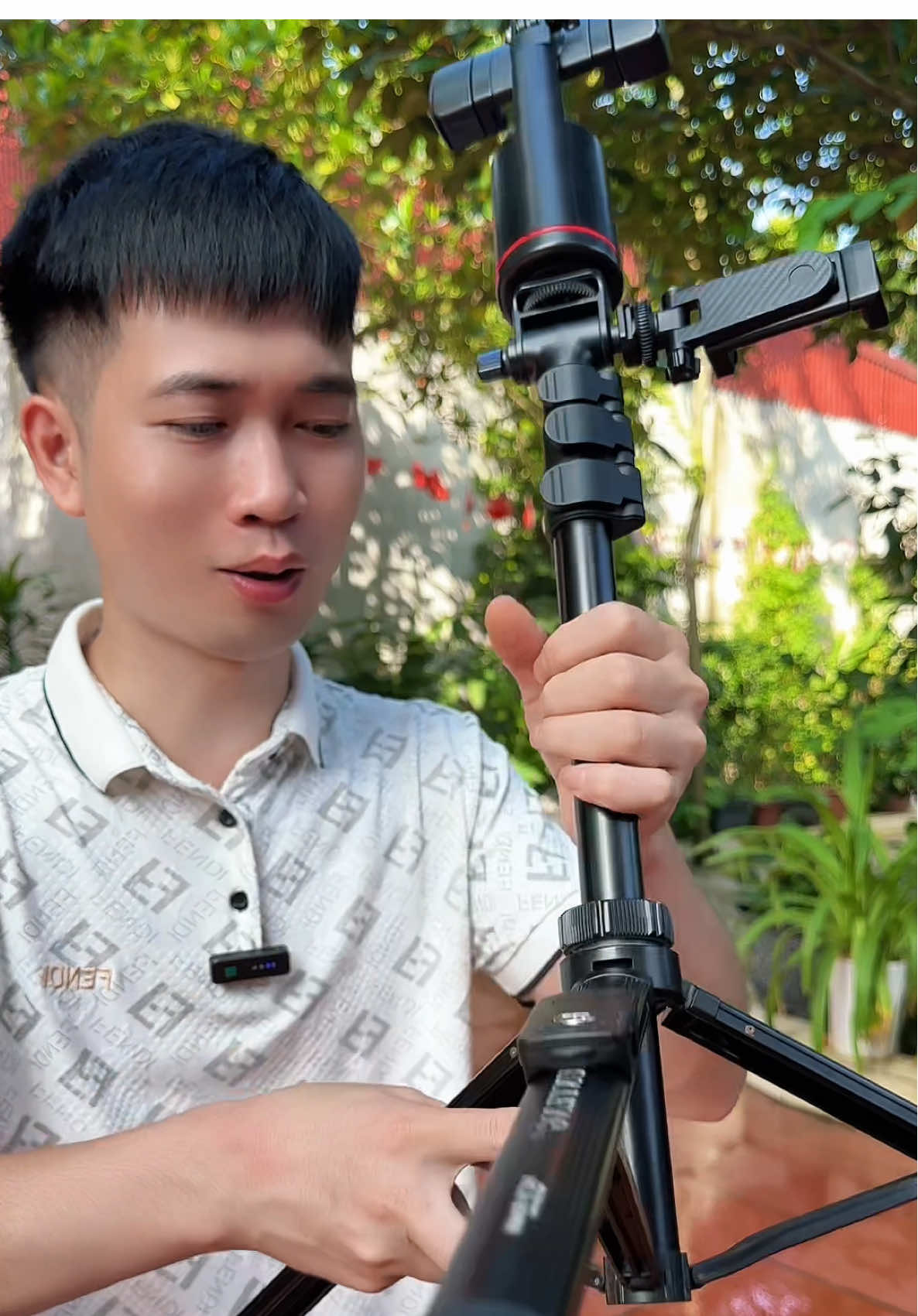 Combo xoay tự động Q02 kèm chân cao cấp 91666#chuanmylinh #q02 #yunteng91666 #gimbalxoay360 #gimbal  