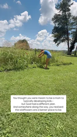 You thought you’d be raising typically developing kids… but God had a different plan. 🌼 And somewhere along the way, you realized: the wildflowers are a better place to be. This journey is harder, yes—but it’s also deeper, richer, and filled with unexpected beauty. #SpecialNeedsParenting #GodsPlan #UnexpectedJourney #DisabilityAwareness #ParentingWithPurpose #WildflowerMama #ChosenForThis #InclusionMatters #FaithInTheHard #DifferentNotLess #MomLife #SpecialNeedsMom