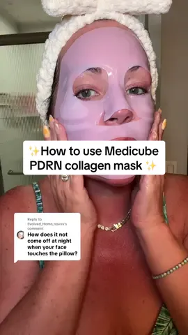 Replying to @Evolved_Homo_novus make sure you let the Medicube PDRN collagen mask dry for at least 30 minutes. Try not to talk or eat in the mask #medicube #collagenmask #overnightmask #pdrn #pdrnmask #haileybiebermask #pinkpdrn #medicubeskincare #medicubemask #salmondna #pdrnskincare #koreanskincareproducts #koreanskincare #skincareover40 #tiktokshopcreatorpicks #SuperBrandDay #dealsforyoudays #superbranddfyd @medicube global 