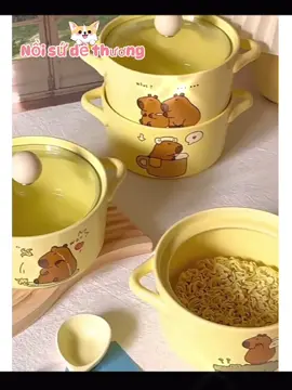 Nồi sứ kèm thìa 🍉🍉#xuhuong #fyp #dethuong #nồi 