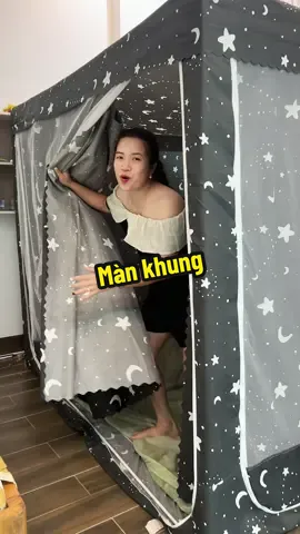 Màn khung không khoan tường tiện lợi#trinhlunglinh3 #mankhung #xuhuongtiktok 