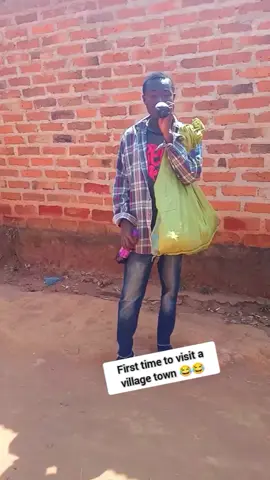 first time to visit village town 😂😂