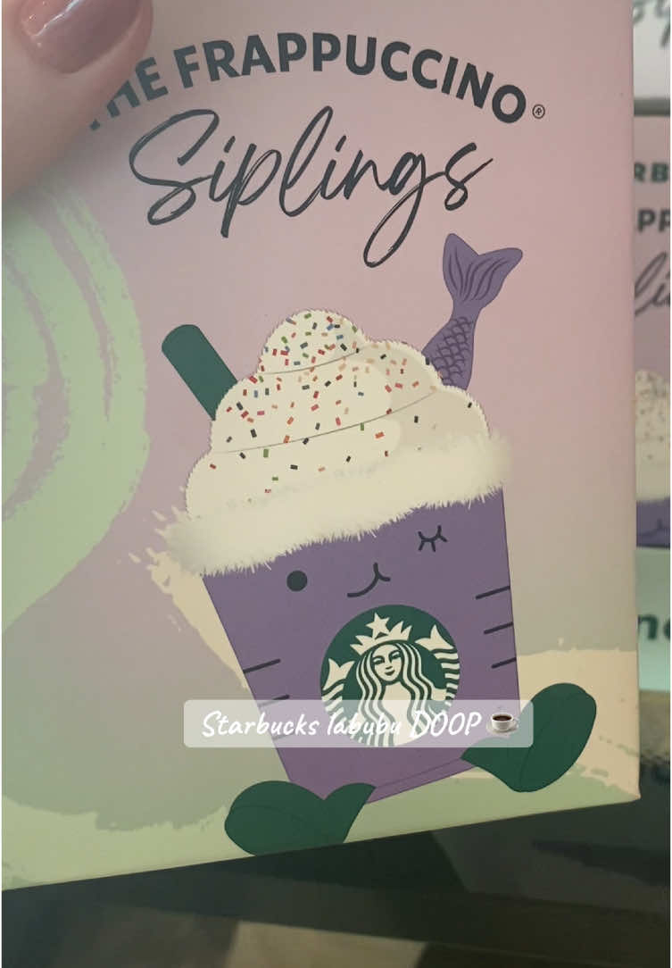 For the labubu/blindbox girlies☕️🍦✨ #starbucks #starbuckssiplings #starbucksmalaysia #labubu #starbuckslabubu #fy #fyp