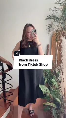 Another dress from #tiktokshop #TikTokFashion #outfitcheck #fitcheck #loungedress #tiktokmoms #tiktokbudol #ladiesfashion #blackdress #womensfashion #dresses #tiktokph 