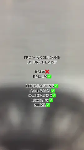 PRO WAX SILICONE BY DR.CHEMIST                                      #prowax #drchemist #waxsilicone #fyp #fypage #affiliatemarketing #affiliatetiktok #duitkahwin #newbieaffiliate 