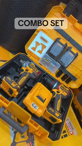 Complete Set! Brushless & Cordless. Impact Wrench and Impact Drill🥰👌 #ingcotools #ingco 