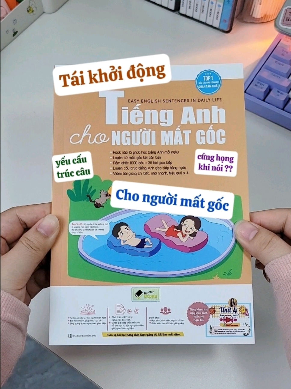 Tiếng anh cho người mất gốc - HitBooks #lorahocenglish #BookTok #LearnOnTikTok #hoctienganh #english #tienganhchonguoimatgoc 