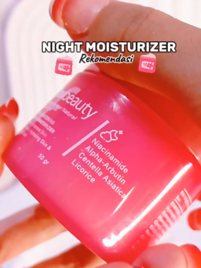 jangan sampai gak punya Moisturizer malam hari yahh cantikk#moisturizer #nightmoisturizer #skincare #foryou #favbeauty #favsquad #krimmalam 
