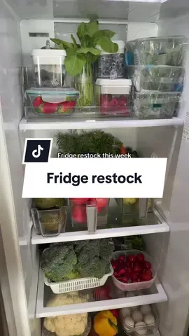 Healthy fridge restock 💚🥦🥑🍋🫑 You are what you eat #Fridge #fridgeorganization #healthy #vegetables #fruit 