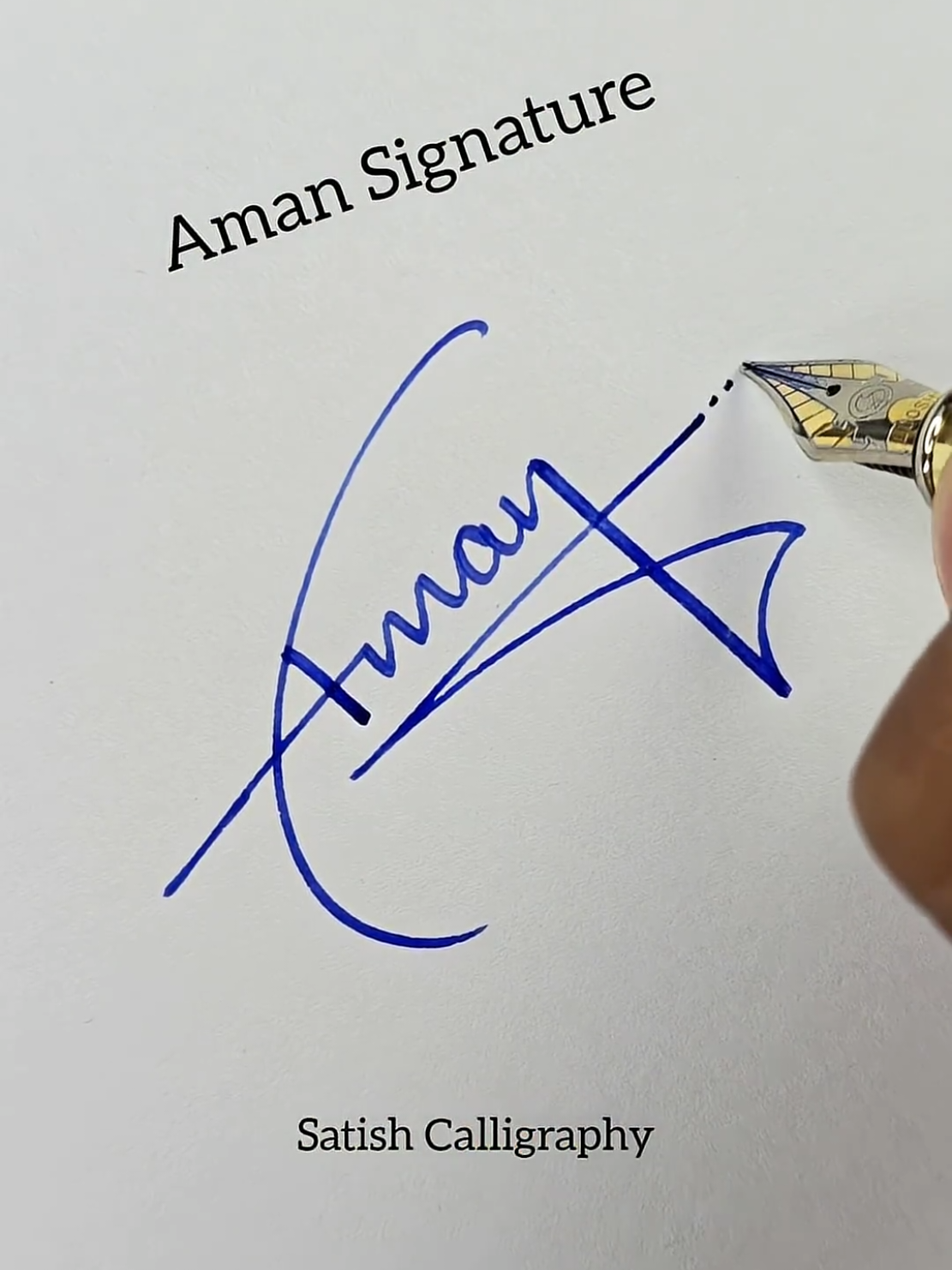 Aman Signature | How to sign letter a | A Sign | S Signature style | Letter A #signature #calligraphy #signatureideas #signatures #calligraphywriting #art #artist #drawing 