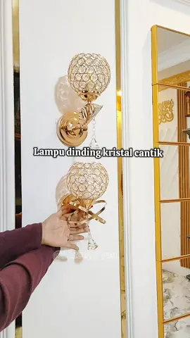 Lampu dinding kristal minimalis #lampudinding #lampudindingkristal #lampuhiasdinding #lampudindingruangtamu 