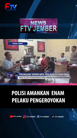 TERSINGGUNG TATAPAN MATA, PRIA DIANIAYA ENAM ORANG
