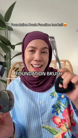 Korang WAJIB pakai ni!!! 😭💯 #fyp #foundation #brush #murah 