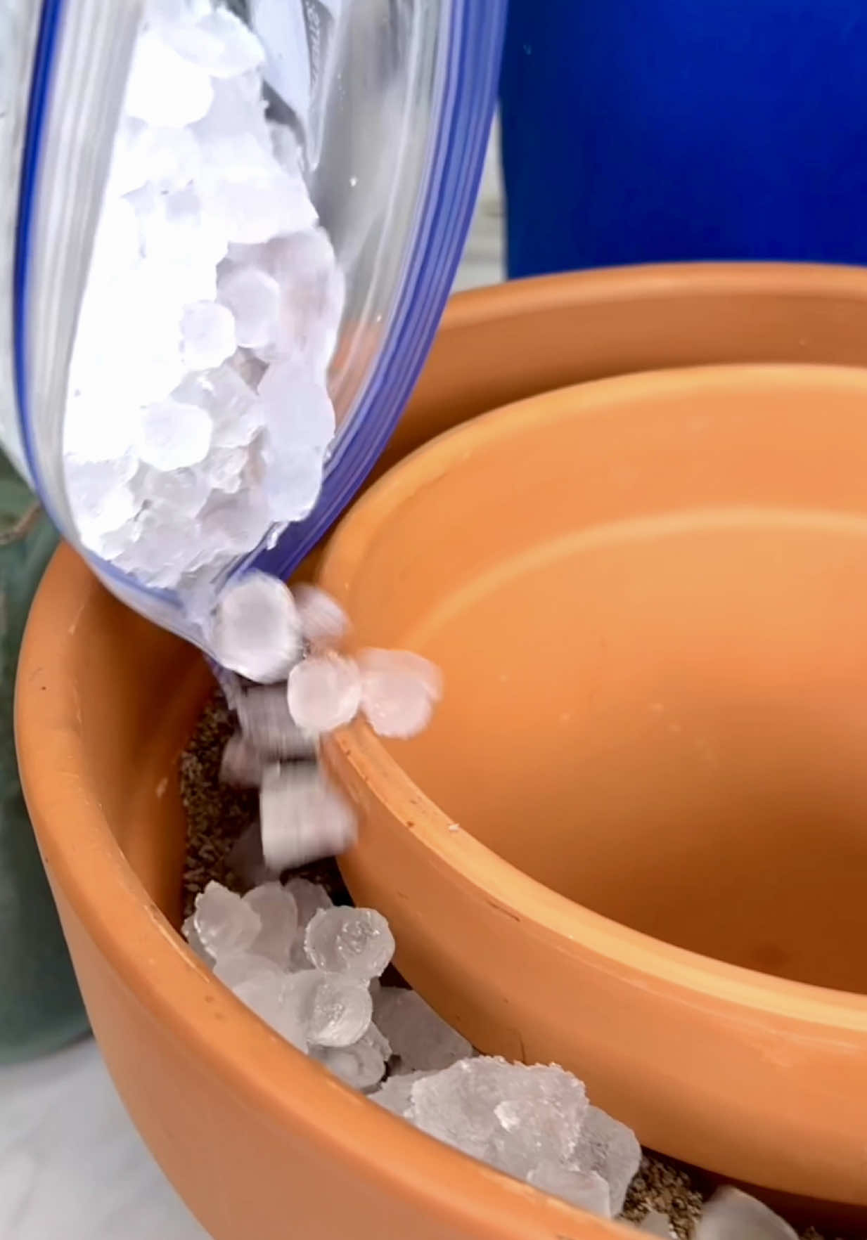 I can't believe this DIY fridge really works Grab two terracota flower pots, some sand and two cans of tuna (empty, of course). Follow my directions to make a #DIY  #camping  fridge to help keep your perishables fresher longer. #diyprojects