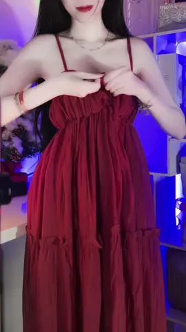 Đầm Hai Dây Dáng rút dây ✨#thoitrangnu #xuhuongtiktok 