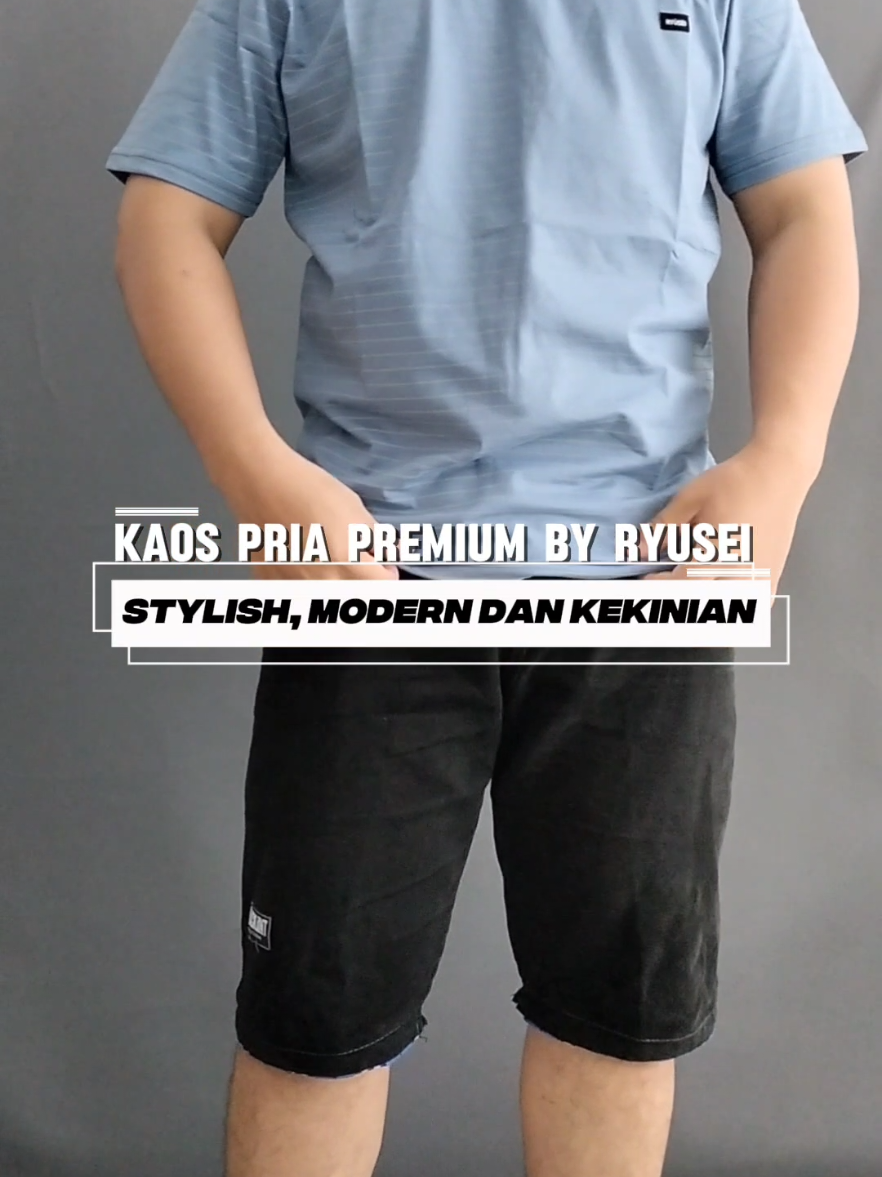Kaos pria premium bahan katun By Ryusei. #kaospria #kaoscowok #kaospremium #fyp #viral #tiktok 