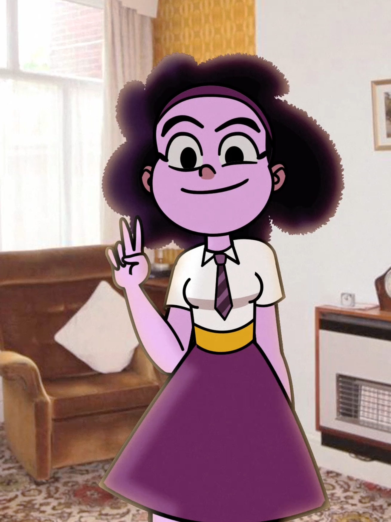 we're doomed 💜 repost because original audio got messed up #ai #animation #aiart #cartoon #2d 