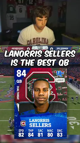 84 LANORRIS SELLERS IS THE BEST QB #cut26 #cfb #CollegeFootball #collegefootball26 