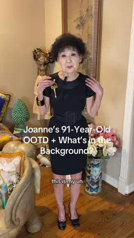 My 91-year-old mom, Joanne, shares her chic OOTD—and yes, we’re breaking down those background pieces too. Fashion and decor never looked so fabulous. #styledbyjoanne @ChanelOfficial @Versace @Karl Lagerfeld  #JoanneApproved #91AndFabulous #OOTD #ChicAtAnyAge #StyleGoals #RestorseaGlow #TimelessFashion #FashionOver90 #HomeStyle #AgingWithStyle
